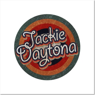 Retro Color Typography Faded Style Jackie Daytona Posters and Art